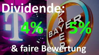 Meine TOP Dividenden 💰 Aktien 2021 aus Deutschland - Telekom, Bayer, Hochtief [Analyse & Bewertung]