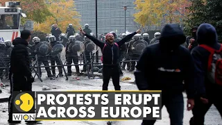 Covid-19 Restrictions in Europe: Protests erupt across European cities | Lockdown in Europe