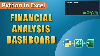 Introducing Python in Excel - Financial Analysis Dashboard using Python + Excel + ChatGPT Part 1