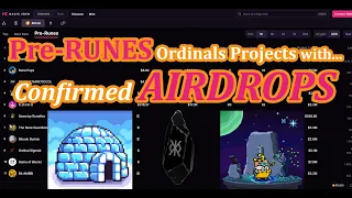 Pre-Runes Bitcoin Ordinals Projects with Airdrops Coming (Runestone, Tiny Vikings, IGLOOS)