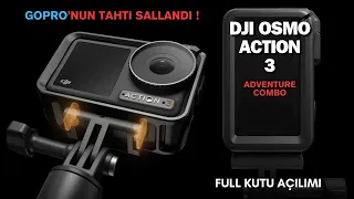 Dji Osmo Action 3 Adventure Combo Kutu Açılımı