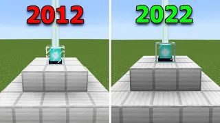 minecraft sounds in 2012 vs 2022