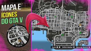 MAPA DE RADAR E ICONES NO ESTILO GTA V - GTA SA DEFINITIVE EDITION