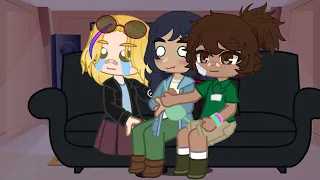 Future Calamity Trio Reacts to Their Past | Amphibia Reacts | Sashannarcy ❤️💚💙