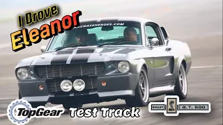 Shelby GT500 1967 Ford Mustang on the Top Gear Test track Dunsfold Aerodrome with POV