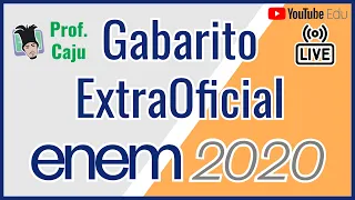 🔴 [ENEM 2020] Matemática - Gabarito ExtraOficial COMPLETO