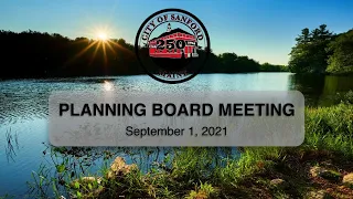 Planning Board Meeting September 1, 2021