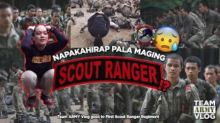 TEAM ARMY VLOG featuring the First Scout Ranger Regiment (FSRR)
