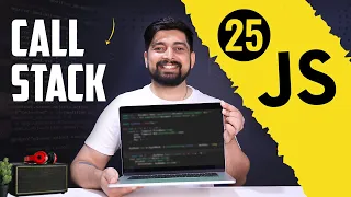 How does javascript execute code + call stack | chai aur #javascript