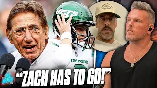 Aaron Rodgers Responds: Joe Namath Says Jets HAVE To Move On From Zack Wilson | Pat McAfee Reacts