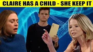 Summer finds evidence that Claire has a child of her own - Kyle is shocked CBS Young And The Restles