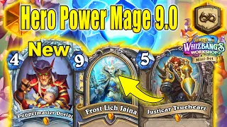 Best Hero Power Mage 9.0 Got Upgraded With New Cards At Whizbang's Workshop Mini-Set | Hearthstone