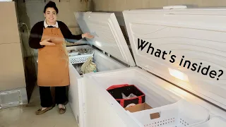 How We are Still Eating Fresh Veggies Out of the Garden in December! Freezer and "Root Cellar" Tour