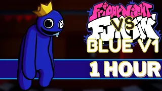 ODD FRIEND - FNF 1 HOUR Songs (VS Blue V1 Roblox Rainbow Friends Chapter 1)