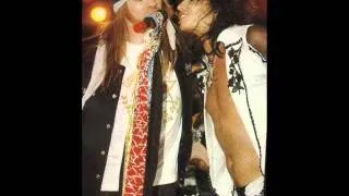 Aerosmith with Axl Rose & Slash Mama Kin  Costa Mesa 1988