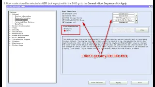 UEFI Boot Mode   Secure Boot Mode Windows Booting Problems Dell Optiplex 9020