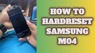 How to Hard Reset Samsung Galaxy SM-M045F - Forgotten Password/Factory Reset