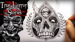 2 Scary TRUE Horror Stories + Drawing