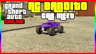 GTA 5 ONLINE RC BANDITO CAR MEET CRUISE +DRAGS | PS4 LIVE