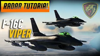 DCS: F-16C Viper Air to Air Radar Tutorial/Comprehensive Explanation.