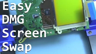 Easy Game Boy DMG LCD Screen Swap  - No longer impossible