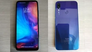 Распаковка настройка обзор Redmi Note 7