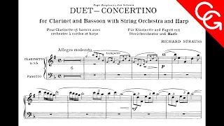 R.STRAUSS Duet - Concertino (live) Corrado Giuffredi & Alberto Biano