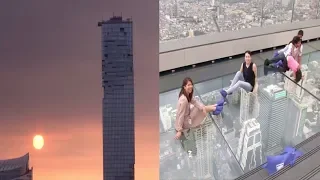 Terrifying glass floor: Thailand’s highest skywalk is not for the faint-hearted