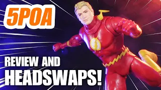 UNMASKED FLASH HEAD SWAPS! McFarlane Toys DC Multiverse Flashpoint Cyborg Wave Action Figure Review