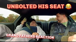 Grand Fathers Reaction to 1000HP Twin Turbo Mustang (UNBOLTED HIS SEAT)