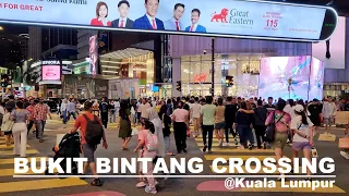 Night walking around at BUKIT BINTANG CROSSING ❗ prepare for DEEPAVALI in Kuala Lumpur ❗ Malaysia