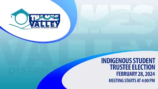 Indigenous Student Trustee Election, February 28, 2024