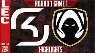 SK vs TH Highlights Game 1 | LEC Winter 2024 Playoffs Lower Round 1 | SK Gaming vs Team Heretics G1