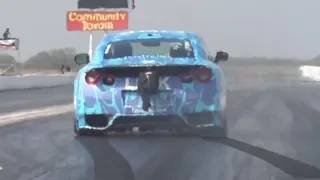 She might be the BEST driver we’ve ever seen! (2000hp Nissan GTR)