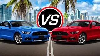 2016 Ford Mustang EcoBoost i4 vs Mustang V6 - Spec Comparison!