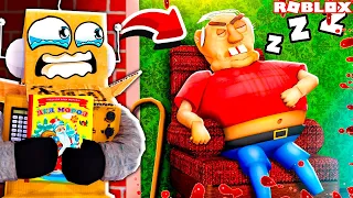 ПОБЕГ ИЗ ДОМА ЗЛОГО ДЕДА РОБЛОКС СТРАШНАЯ ИСТОРИЯ ROBLOX ESCAPE EVIL GRANDPA