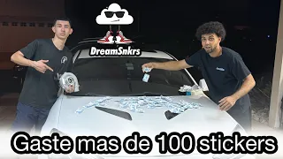 LLENE UNA PIEZA DEL CARRO SOLO CON STICKER