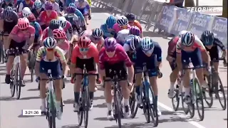 Uphill Bunch Sprint On Stage One | 2022 Vuelta a Burgos Féminas