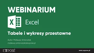 Webinarium Excel - Tabele przestawne