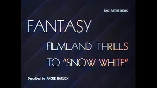 Snow White and the Seven Dwarfs Premiere (1937, Colourize)