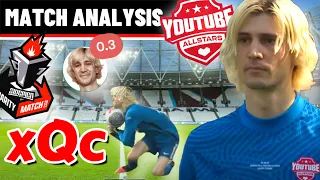 GOALKEEPER REACTS TO xQc GOALKEEPER PERFORMANCE | Sidemen Charity Match xQc Highlights