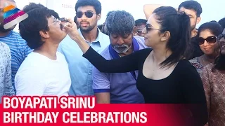 Rakul Preet Celebrates Boyapati Srinu Birthday | Jagapathi Babu | Bellamkonda Srinivas Movie Sets