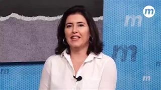 Senadora Simone Tebet durante Midiamax Entrevista