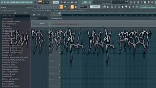 КАК УСТАНОВИТЬ ПРЕСЕТ ДЛЯ ВОКАЛА В FL STUDIO