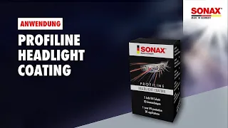 Anwendung SONAX PROFILINE HeadlightCoating