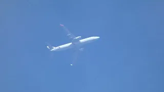 Evening planes through Capalaba