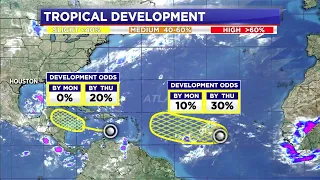 A couple of tropical waves to watch in the Atlantic