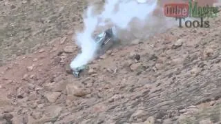 Mitsubishi Lancer EVO Driver Crash at Pikes Peak 2012