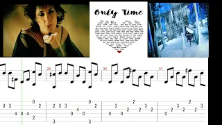 For easy guitar.  Enya -  Only Time (+Tabs)