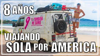 😱 VIAJAR SOLA 8 AÑOS por AMERICA en VAN 🌎 La VIDA VIAJANDO 👀 COMO lo HACE, PELIGROS, MIEDOS, TIPS